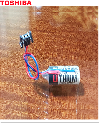 Toshiba ER3V, Pin Toshiba ER3V lithium 3.6v size 1/2AA 1000mAh Made in Japan